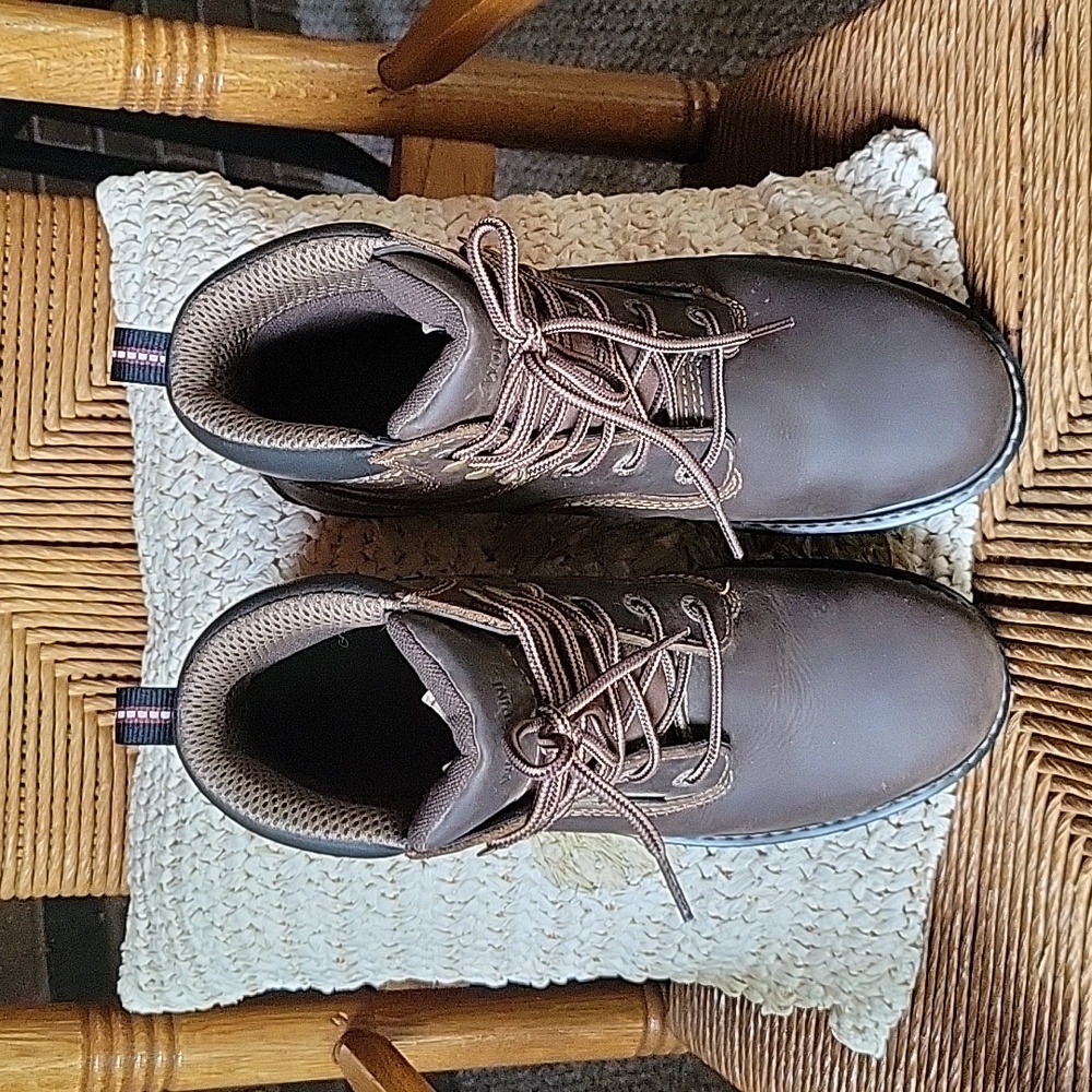 Wolverine Nolan composite toe, waterproof boots, brown, size 9M - Picture 9 of 15